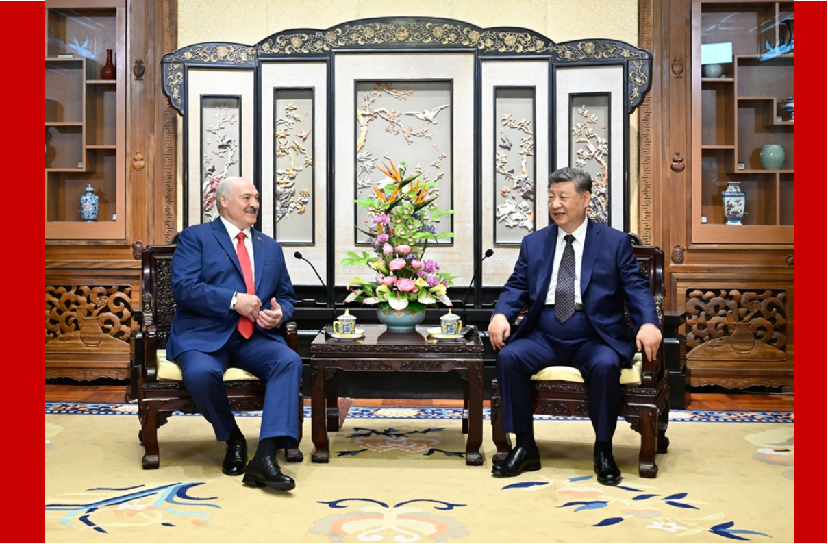 习近平会见白俄罗斯总统卢卡申科
